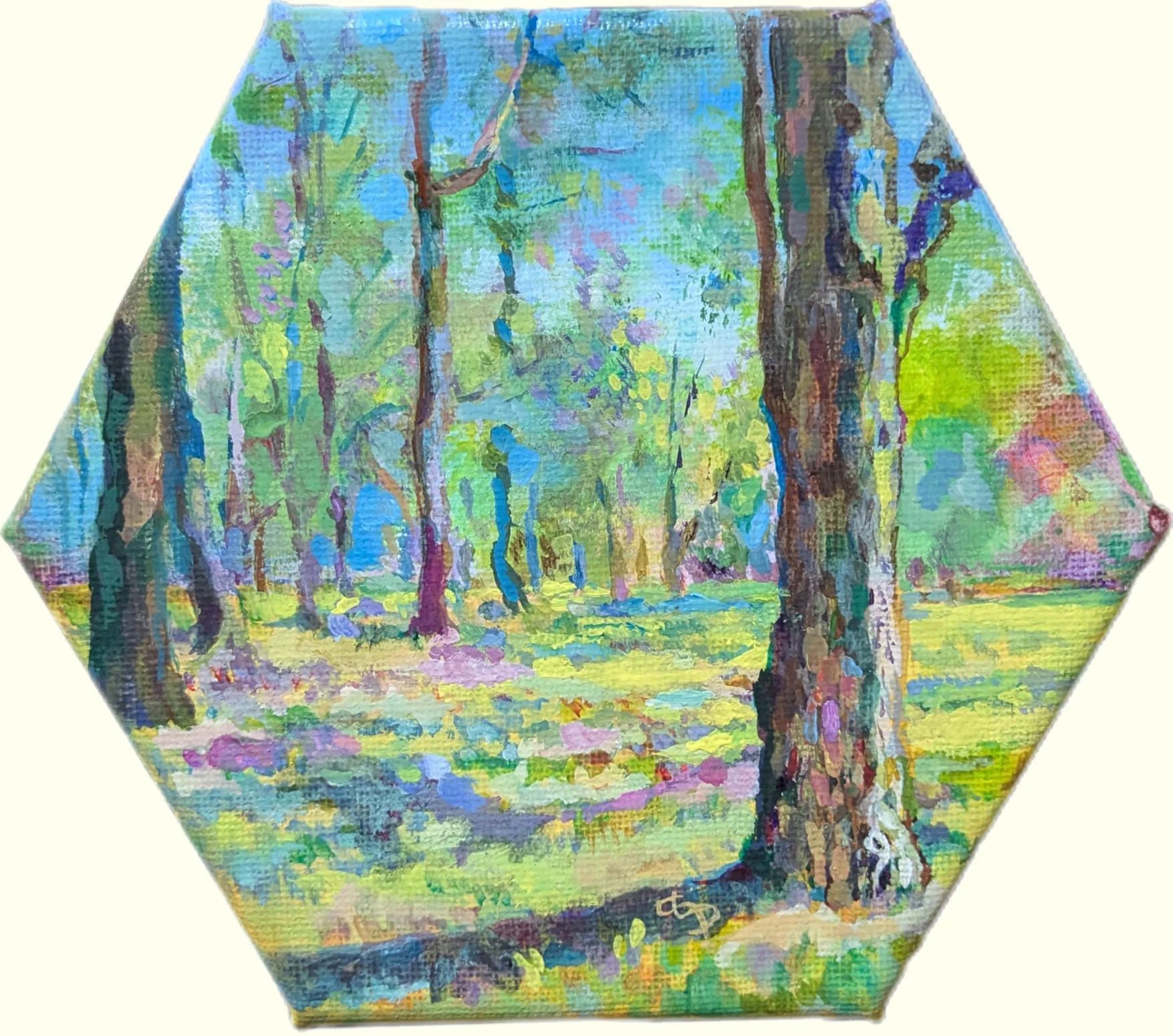 「公園の木々」